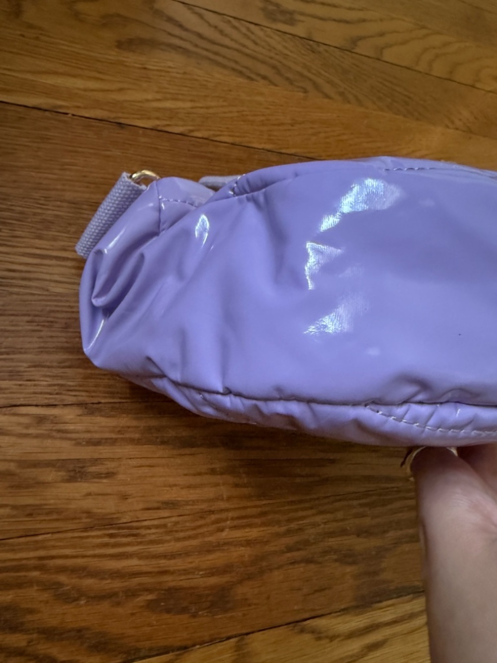 Citymouse Purple Puffy Crossbody Diaper Bag - Picture 4 of 8